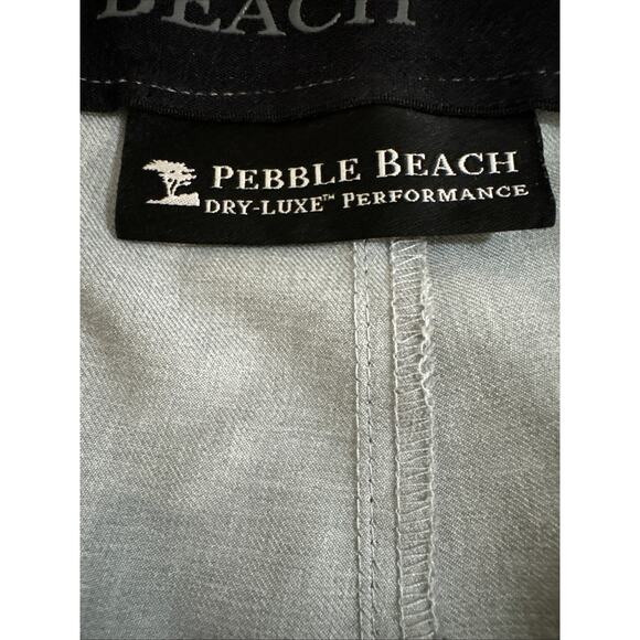 Pebble Beach Size 38 Men's Dry-Luxe Performance Golf Shorts Gray Stretch - Picture 2 of 5